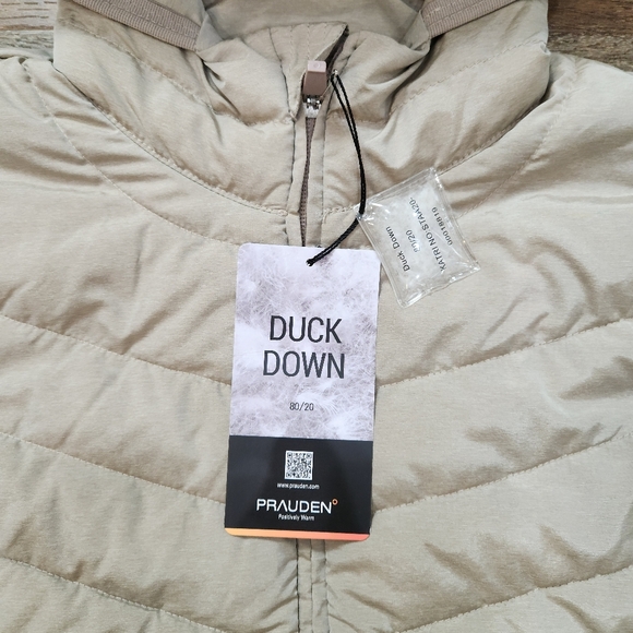 NWT HEIMISH DUCK DOWN ULTRA LIGHT WEIGHT CAMEL COLOR JACKET SIZE SMALL - Picture 2 of 7